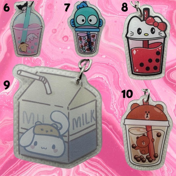 Cutie Drink KBK Keychains - Picture 3 of 9